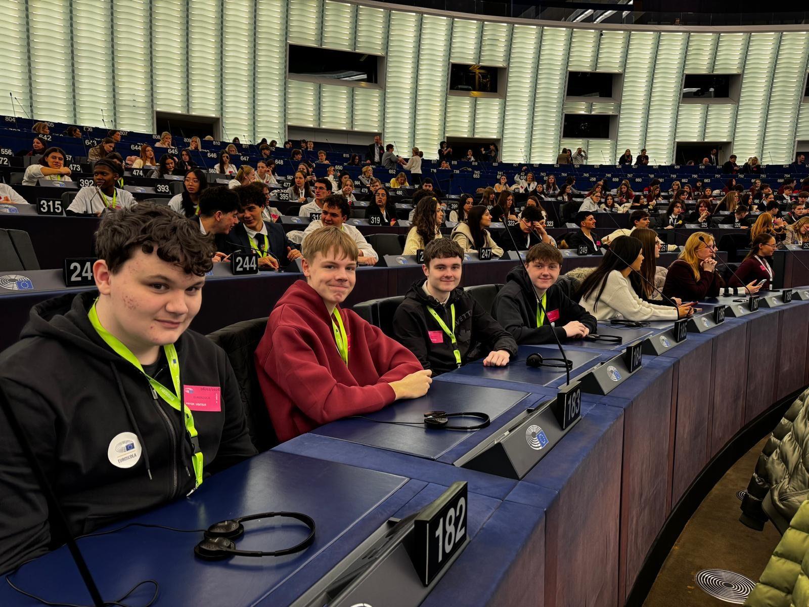 Govan High Euroscola February 2026!